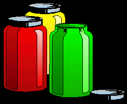 3 pots de peinture, je sais c'est pas tr�s original mais bon ...